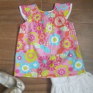 Colorful J Khaki toddler top 4